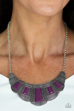 Load image into Gallery viewer, Lion Den- Purple Necklace