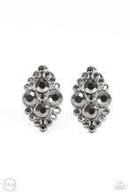 Load image into Gallery viewer, City Gardens - Black Clip-on Earrings