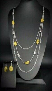 Vacay Mode- Yellow Necklace