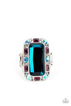Load image into Gallery viewer, Radiant Rhinestones - Blue Ring